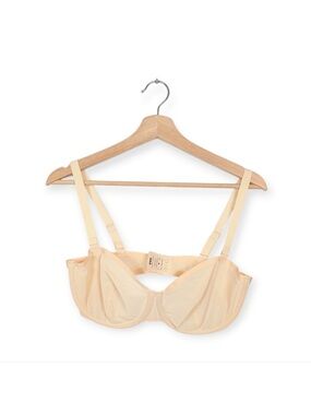 CUUP The Balconette Mesh Blush Wide Strap Bra
